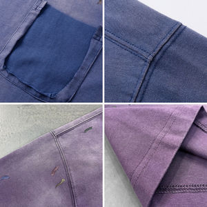 Camisetas de 275g de Algodón 100% de Alto Gramaje para Hombre, Estampado Digital Casual, Estilo Hip Hop, Oversize, Efecto Desgastado por el Sol y Lavado Ácido - Product Image 4