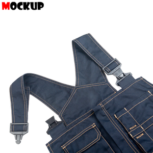 Pantalones de Trabajo de Seguridad para Invierno, Color Verde Lima, Overol con Peto, Pantalones de Trabajo con Peto de Alta Calidad 2026 - Product Image 3