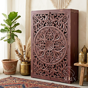 Handmade Eco-Friendly Modern Industrial Shaker Door Wardrobe Chest <b>Sideboard</b> Wood Farmhouse Design <b>Antique</b> Appearance 3 Shelves - Product Image 1