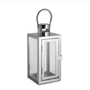 Stylish Home Decorative Hanging Stainless Steel Metal & Glass Candle <b>Lantern</b> with <b>Black</b> Finished Handmade Customized - Product Image 6