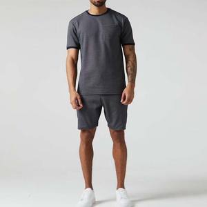 Conjunto de Dos Piezas de Verano para Hombre de Alta Calidad, Ropa Deportiva de Poliéster/Algodón, Transpirable, de Secado Rápido, Estilo Casual y Urbano, Personalizable - Product Image 1