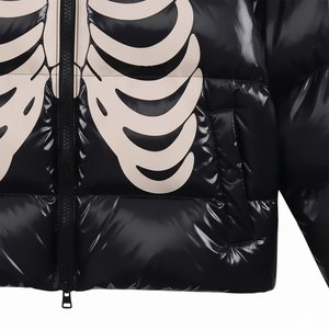 Blouson matelassé à capuche personnalisé pour homme – Manteau d'hiver streetwear avec fermeture éclair frontale, isolé, respirant et en polaire de qualité supérieure - Product Image 6