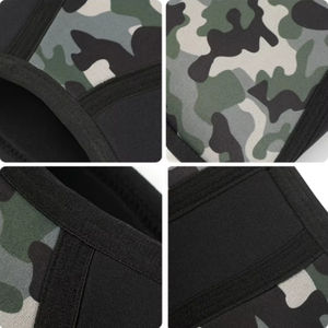 สนับเข่าแบบนีโอพรีน ระบายอากาศได้ดี พับเก็บได้ ปรับระดับได้ ปิดแบบสวม ใช้งานหนัก สำหรับการฝึกซ้อมที่ครอบคลุม - Product Image 2