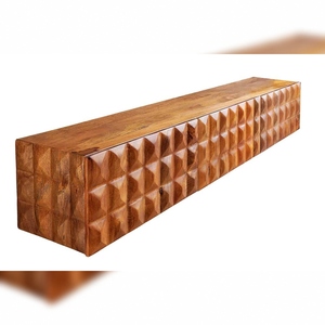 Mueble bajo para TV Vandana Imperial Aspect VULCANO 160cm colgante de mango natural para salón - Product Image 2