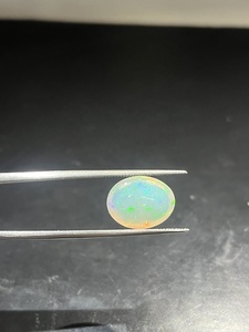 ธรรมชาติที่ไม่ได้รับการรักษาโอปอลเอธิโอเปียที่มีคุณภาพสูงรูปไข่4.70 Cts พลอยหลวมกับหลายไฟเล่นโดย Sadiya นานาชาติ - Product Image 3