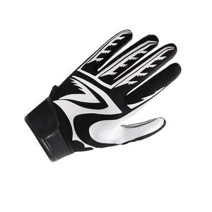 Guantes de Fútbol Americano Personalizados al por Mayor con su Logotipo Impreso, de Poliéster Transpirable, Antideslizantes, con Gancho y Bucle en la Palma para Receptor - Product Image 4