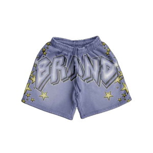 Summer Two Piece <b>Mens</b> Track Suit Custom Chenille Embroidery Solid Color <b>Zip</b> <b>up</b> Short Sleeve T-<b>shirt</b> and Shorts Set - Product Image 4