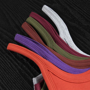 เสื้อกล้ามผู้หญิงราคาส่ง คุณภาพสูง MOQ ต่ำ รับผลิตแบบ OEM ODM สำหรับออกกำลังกาย โยคะ กีฬา ฟิตเนส ยิม เสื้อกล้ามครอปไร้ตะเข็บสำหรับผู้หญิง - Product Image 4