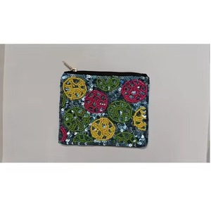 <b>Cute</b> Handmade Beaded Coin Pouch With Secure Zipper Closure Floral Seed Beads Coin <b>Purse</b> Handmade Premium Craft Design - Product Image 3