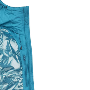 Manteau réversible pour homme, bleu, col montant, tissu en laine écologique, fermeture éclair sur le devant, vêtement d'extérieur décontracté, coupe classique, matière polyester - Product Image 3
