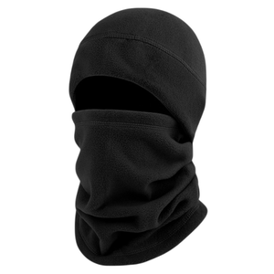 Ensemble bonnet et écharpe balaclava d'hiver, masque thermique en polaire de bonne qualité, cache-cou pour le cyclisme, le ski, les sports de plein air - Product Image 3