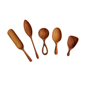 ช้อนไม้ทำมือ ด้ามยาว ไม้ธรรมชาติ ช้อนทำอาหาร ผู้ผลิตเวียดนาม จำหน่ายส่ง - Product Image 3