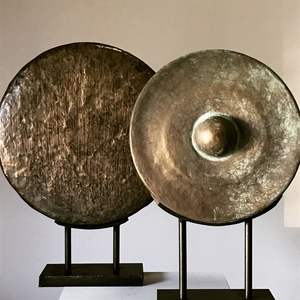 Sculpture abstraite décorative en laiton et aluminium, statue d'art métallique, figurine en métal pour hôtel, décoration de table à domicile - Product Image 6