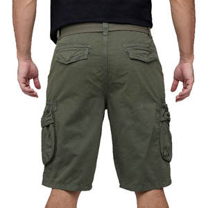 High Waist Plain <b>Cargo</b> Shorts With 6 Pocket Zipper Style <b>Work</b> Wear Summer Sexy Fit Swimming Beach <b>Cargo</b> Shorts Men - Product Image 2