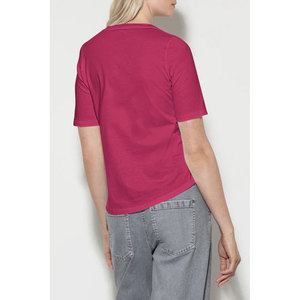Camiseta Corta Holgada de Moda para Mujer, Manga Corta, Silueta Relajada, Top Casual de Verano, Múltiples Colores, Variedad de Tallas, Marca Privada - Product Image 6