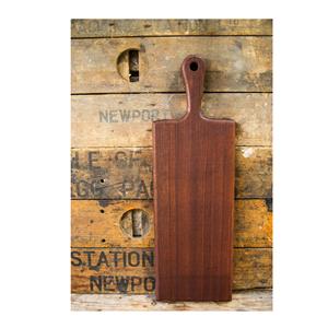 Tabla de cortar de madera rústica para decoración de cocina estilo campestre que aporta un aspecto cálido y una herramienta práctica para la preparación de alimentos. - Product Image 6