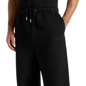 Men's Full <b>Zip</b> Hooded Tracksuit With Wide Leg <b>Trousers</b> Drawstring Waist Open Hem Relaxed Fit Two Piece Wholesale Custom OEM Sets - Product Image 6
