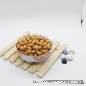 Smoky Pea Coated Peanuts Crunchy Savory Snack with Rich Grilled Flavor for Retail Snack Brands Vending Supply - Product Image 1