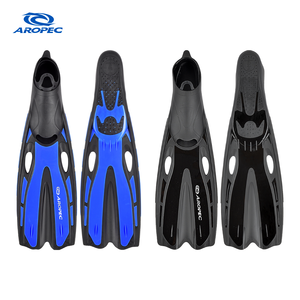 Aletas de Buceo Profesionales AROPEC de PP TPR; Aletas de Snorkel con Pala Ventilada y Bolsillo para el Pie Suave; Duraderas, Cómodas, Rígidas de 2mm - Product Image 1