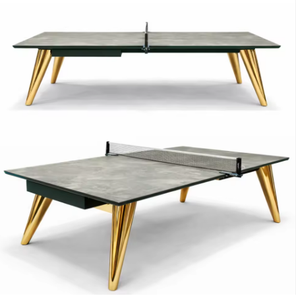 Table de ping-pong Grappa, table de tennis de table moderne de luxe avec pieds en métal, durable, écologique, pour l'intérieur, pour la maison, le club - Product Image 2
