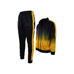 Conjunto Deportivo de Algodón y Poliéster 100% al por Mayor, Chándal de Gimnasio, Chaqueta Cortavientos para Correr, Logotipo Sublimado, Entrenamiento, Tallas Grandes - Product Image 6