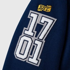 High Quality Custom Logo College Outdoor Varsity <b>Jacket</b> for Men Solid Color - Product Image 3