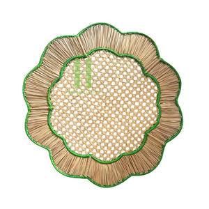 Set de table en corde de papier écologique, tailles personnalisables, variété de couleurs, pour la décoration de table et la décoration intérieure, fabriqué au Vietnam - Product Image 2