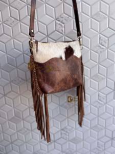 Bolso de Mano con Flecos de Piel de Vaca, Estilo Bohemio, Cuero Genuino, Venta Caliente, Multiusos para Mujer, Novedad 2026 - Product Image 3
