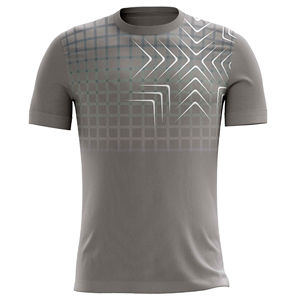OEM/ODM Men's Quickdry <b>Soccer</b> Jersey 100% Polyester Lightweight with Printed Short Sleeves <b>Soccer</b> Wear - Product Image 2