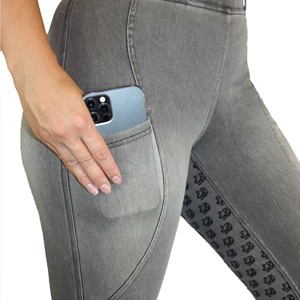Pantalon d'équitation extensible 4 directions de haute qualité, leggings, collants, vêtements d'équitation en tissu technique au toucher doux - Product Image 4