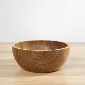 Meilleure vente bol de service à salade en bois nouveau Design dessus de Table en émail bol en bois à bas prix - Product Image 3
