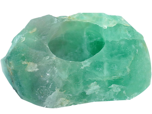 Portavelas de Piedra Natural Tallada a Mano de Fluorita Verde Cristalina, Gema de Ágata Curativa, Venta al por Mayor - Product Image 4