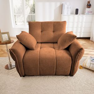 Divano Ergonomico Monoposto dal Design Moderno da 47 Pollici con Cuscini di Supporto ad Alta Resilienza, Facile da Montare per Soggiorno - Product Image 2
