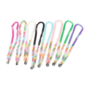 Portachiavi in plastica Z Brand da 70 cm in PVC, accessorio moda con fibbia di bloccaggio, forma irregolare multicolore per occhiali e souvenir - Product Image 2