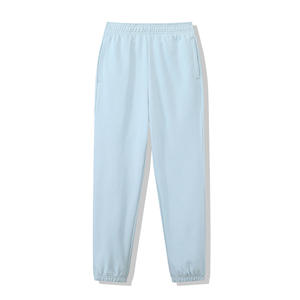 <b>Men</b> 100% Cotton French Terry Autumn Candy Color Sweatpants with Pockets Drawstrings <b>Elastic</b> Waist Pant Custom logo <b>Trousers</b> - Product Image 5