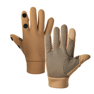 Gants de chasse et de pêche unisexes en cuir respirant, taille personnalisable, avec logo, antidérapants, chauds, isolés, compatibles écran tactile - Product Image 3