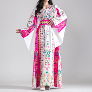 Muslim Women Long Thobe Dress Loose Fit Modest <b>Islamic</b> Wear Comfortable Daily Outfit - Product Image 3
