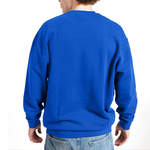 เสื้อสเวตเชิ้ตผู้ชายไซส์ใหญ่ ผ้าฝ้าย 100% แบบเรียบง่าย สวมใส่สบาย อุ่น นุ่ม ระบายอากาศได้ดี สไตล์สตรีทแวร์ เหมาะสำหรับชุดลำลองในเมือง - Product Image 2