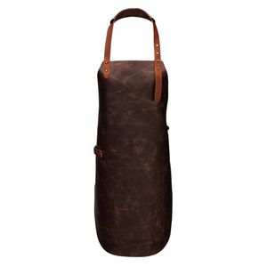 Nouvelle conception Tablier sans manches en cuir unisexe pour salon de coiffure, vêtement de travail tissé pour usage quotidien, salon de beauté, maquillage, coiffeur, nouvelle couleur - Product Image 1