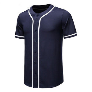 Breathable Polyester Shirts for Baseball & Softball Short Sleeve Baseball Shirts New Arrival Best Selling Baseball Jersey - Product Image 5