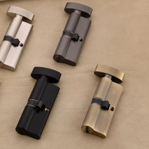 Manija de latón de alta resistencia de 80 mm con liberación de emergencia operada con monedas para seguridad en baños públicos y armarios de oficina. - Product Image 2