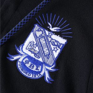 Sweat à capuche boutonné noir Phi Beta Sigma pour homme – Coupe confortable, tissu premium, vêtement de fraternité grecque, tenue décontractée - Product Image 4