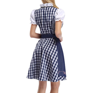 ชุดเดรส Dirndl รุ่นใหม่ล่าสุดสำหรับผู้หญิง ชุดเทศกาลอ็อกโทเบอร์เฟสต์แบบบาวาเรียน ชุดเดรส Dirndl สำหรับผู้หญิง ชุดเดรส Dirndl ทรงเอไลน์สั้นสำหรับผู้หญิง - Product Image 2
