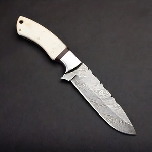 OEM Damascus Hunting <b>Knife</b> Handmade Outdoor Survival <b>Bone</b> <b>Handle</b> Industrial Grade Stainless Steel Fixed Blade 3-Year Warranty - Product Image 3