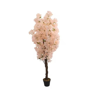 Arbre à fleurs blanches réaliste |   Bonsaï artificiel pour la décoration intérieure de la maison, des hôtels et des événements - Product Image 1