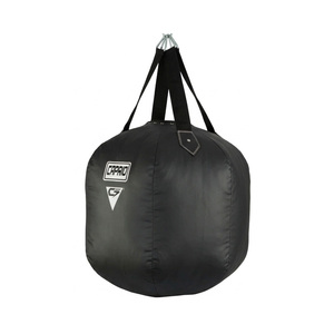 Sac de frappe sur pied Caprio Custom Black Angle Upper en cuir synthétique robuste avec fermeture auto-agrippante pour le karaté, la boxe et le MMA - Product Image 1