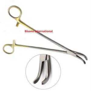 ที่จับเข็มโค้ง Heaney ขนาด 26 ซม. ยี่ห้อ BISONS ผลิตจากทังสเตนคาร์ไบด์ TC สำหรับผ่าตัด ทำจากสแตนเลสสตีล - Product Image 2