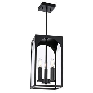 <b>Large</b> Outdoor 3-Light Pendant Fixture Adjustable Hanging Porch <b>Lantern</b> Farmhouse Exterior Style for Outdoor Lighting - Product Image 2
