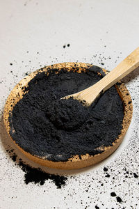Food Grade Coconut Charcoal Powder Activated Carbon 99% Plastic Container Bulk Export Ready Packaging India - Product Image 3