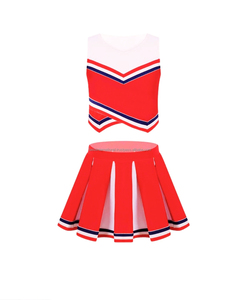 Uniformes de porristas de poliéster estampado con diseño de transferencia térmica, uniforme de porristas con diseño personalizado - Product Image 2